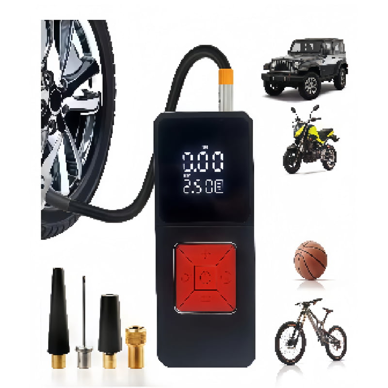 JL-004 Black Wireless Mini Air Pump