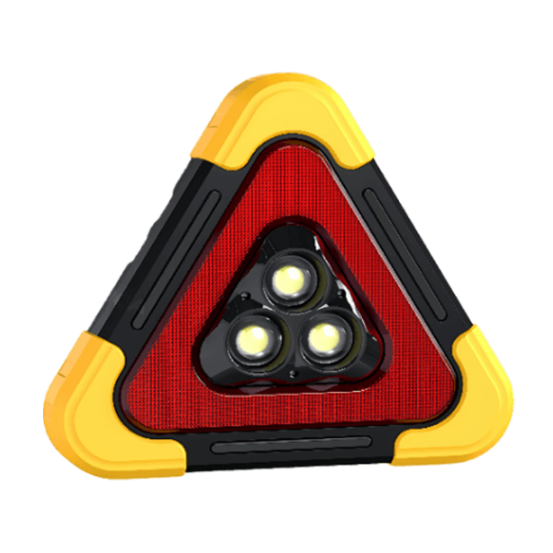 Multifunctional Solar LED Car Emergency Triangle