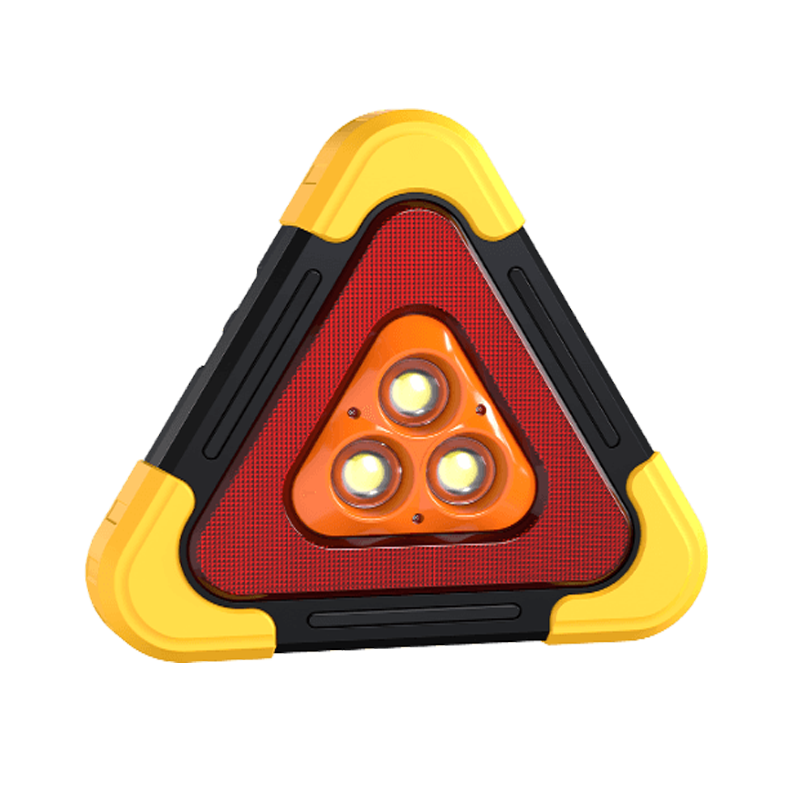 SJJ-D003 LED Solar Rechargeable Warning Triangle